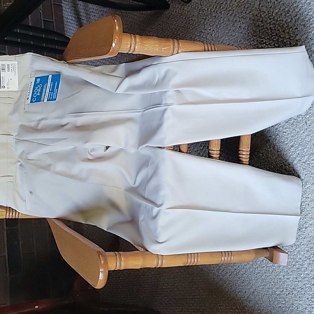Haggar, shirt gripper, classic fit, cool 18 Pro slacks, 38x32 - Picture 8 of 14